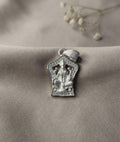925 sterling silver 925 purity on the Silvme Devi Lakshmi Pendant in 925 sterling silver, luxury silver design
