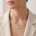 Silvme Geometric Pendant Necklace Professional Style in 925 silver, a thoughtful jewellery gift for women