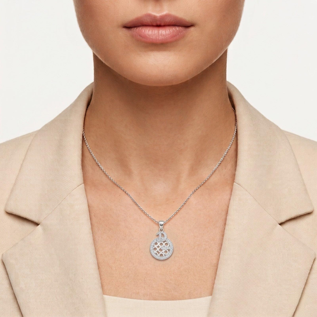 A giftable 925 sterling silver â€“ the Silvme Spiritual Pendant Necklace Blessed Gift, refined silver accessory