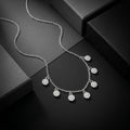 AAA Pear-Drop Stone Pendant with 18 Inch Chain â€“ the Silvme Teardrop CZ Pendant Necklace in 925 silver