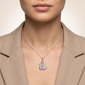 A giftable 925 sterling silver â€“ the Silvme Contemporary Pendant Necklace Modern, refined silver accessory