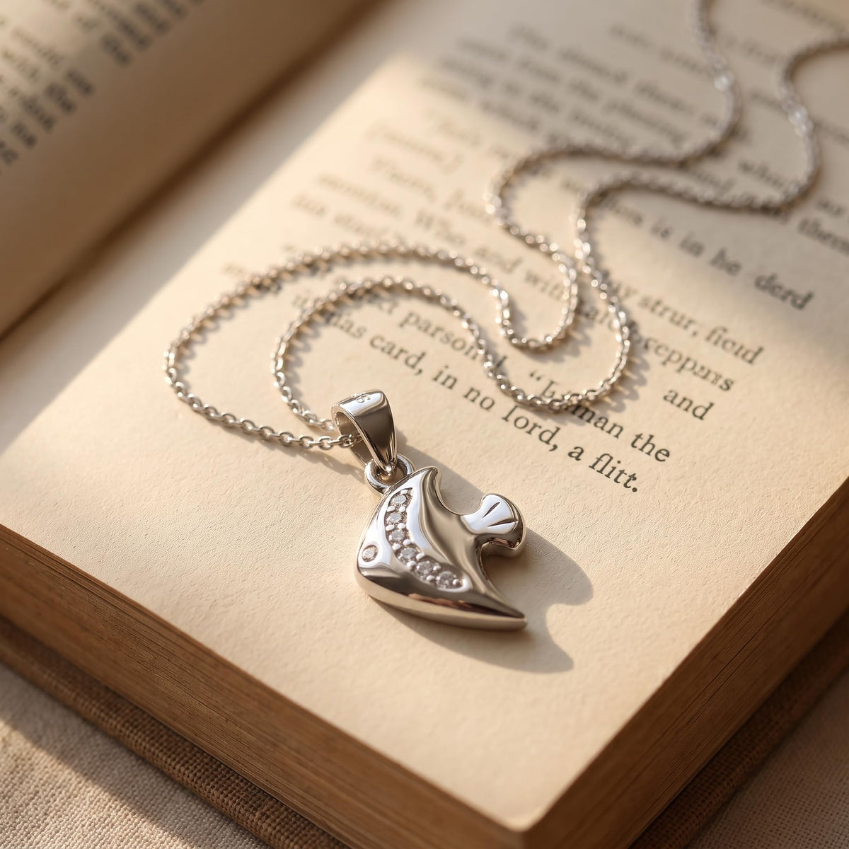 Silvme Journey Pendant Necklace Travel Gift in 925 silver, a fine pick as a birthday gift, minimal modern styling