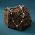 Silvme Star Station Pendant Necklace in 925 silver, a fine pick as a birthday gift for women