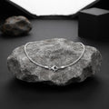 925 silver rhodium-plated chain for women and men from Silvme, around 4.75 g on the scale