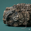Silvme 925 Sterling Silver Moon & Star Pendant Necklace