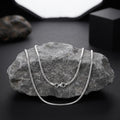 Silvme sterling silver box link chain, 8.7 g, solid silver, not plated, sterling silver throughout