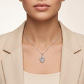 Smooth polished silver surface of the Silvme Pendant Necklace Friendship Gift, premium 925 sterling silver