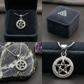925 silver Mystic Star Pendant by Silvme, well suited as a Valentine gift for women, refined silver accessory