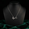 Silvme Double Butterfly Pendant Necklace featuring 925 sterling silver 925 purity, 925 sterling silver jewellery