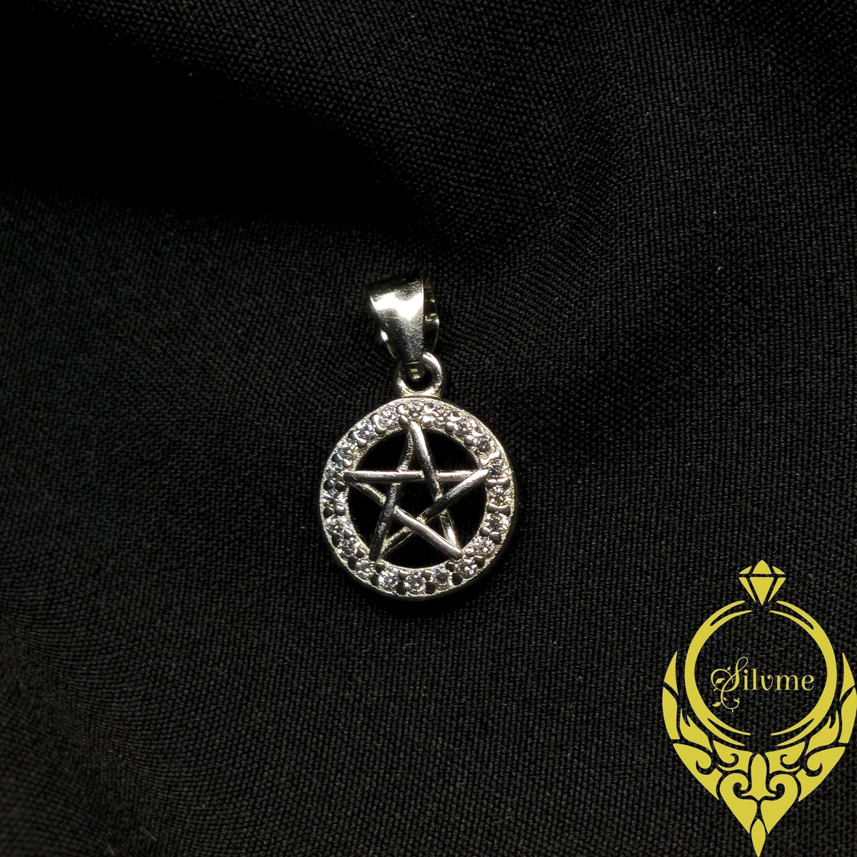 925 sterling silver 925 purity on the Silvme Mystic Star Pendant in 925 silver, ideal for bridal wear