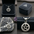 925 silver Mystic Star Pendant by Silvme, well suited as a Valentine gift for women, refined silver accessory