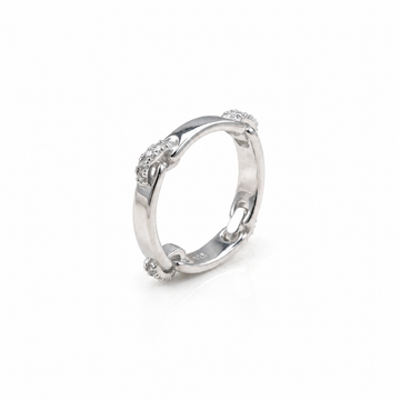 925 Sterling Silver Floral Textured Ring