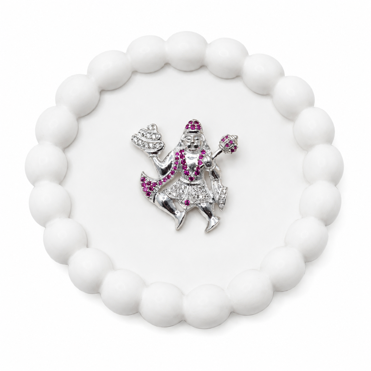 925 sterling silver Shri Hanuman Pendant by Silvme, an elegant accessory for her, a gift-worthy silver piece