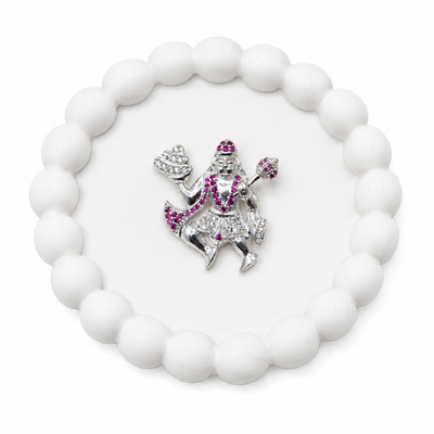 Silvme Pure 925 Sterling Silver Shri Hanuman Pendant for Women & Girls