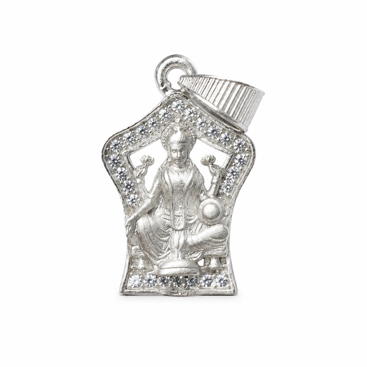 925 sterling silver Devi Lakshmi Pendant by Silvme, an elegant accessory for her, premium silver jewellery