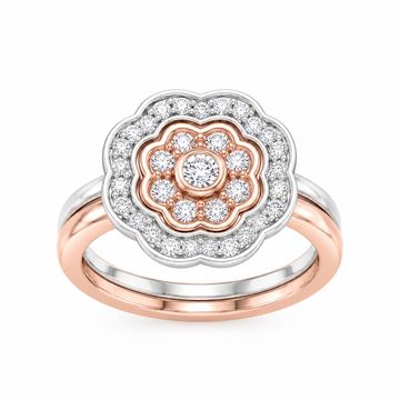 Silvme 925 Sterling Silver Infinity Halo Ring for Women