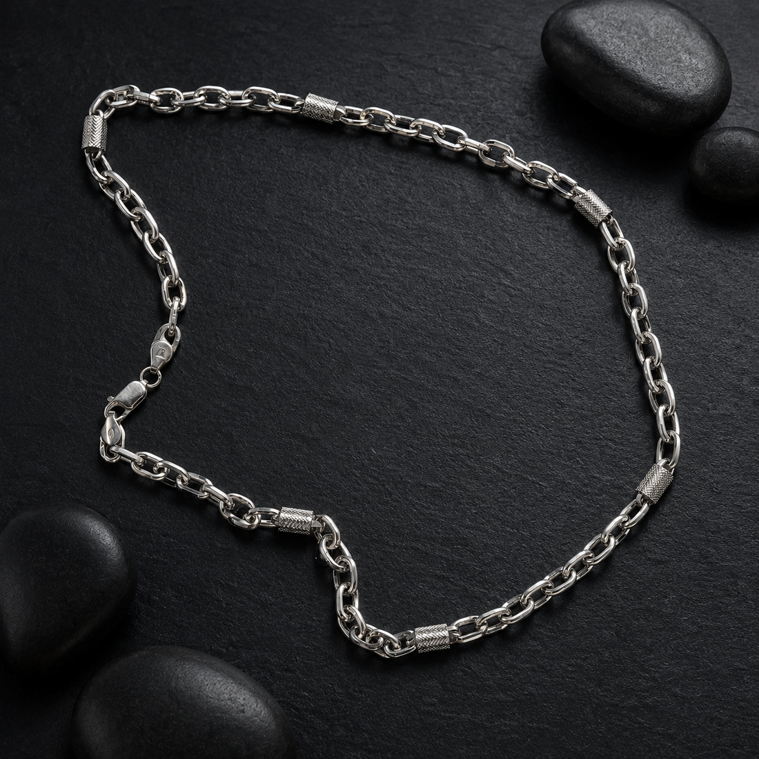 Silvme 925 Sterling Silver Chain, Approx. 19.51 g, for Men