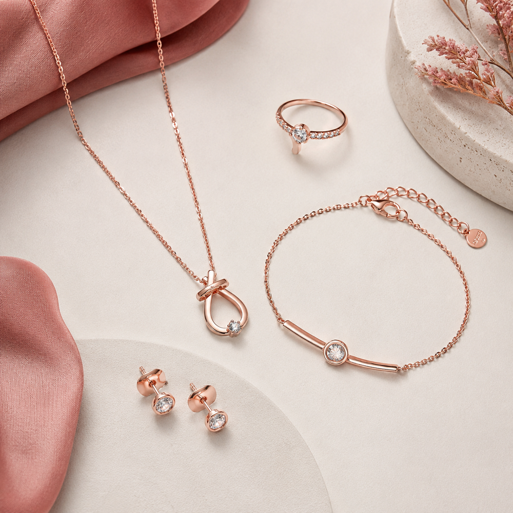 Rose Gold Plated