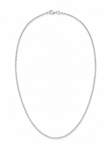 Silvme 925 Sterling Silver Box Chain, Approx. 6.06 g, for Women and Men
