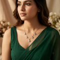 Smooth polished silver surface of the Silvme Heart Circle Pendant Necklace, premium 925 sterling silver