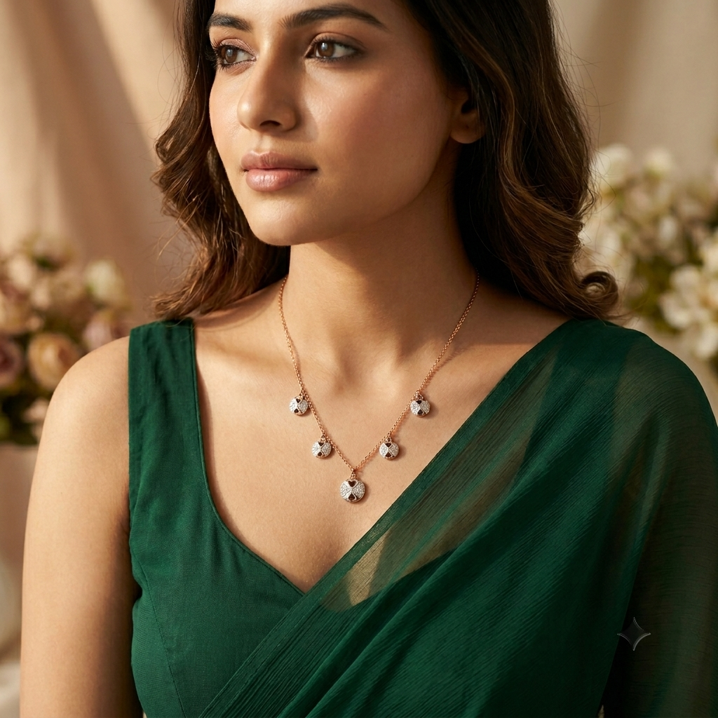 Smooth polished silver surface of the Silvme Heart Circle Pendant Necklace, premium 925 sterling silver