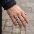 Sterling silver dainty turtle ring for women for Valentine's Day gifting and date-night looks