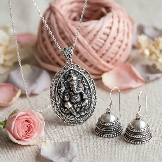 Oxidised Silver