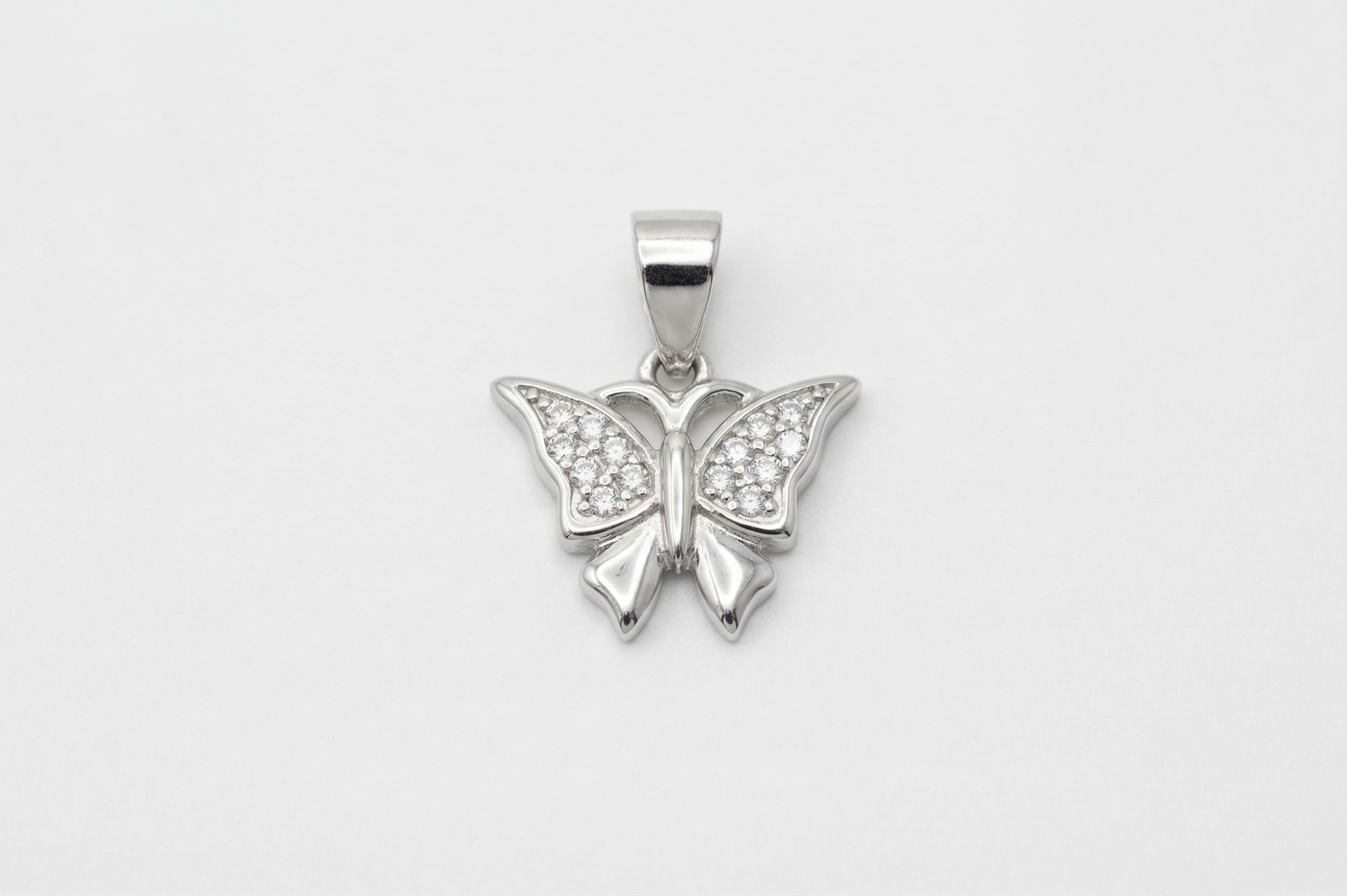 Silvme Butterfly Wings Pendant, crafted in 925 sterling silver for women, timeless everyday elegance
