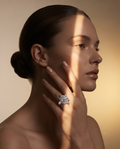 Infinity shell turtle ring for women in genuine 92.5% pure 925 sterling silver with a high-polish finish