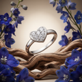 Silvme Christmas Gift 925 sterling silver ring for women — studio detail shot