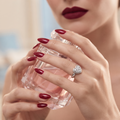 Silvme Christmas Gift 925 sterling silver ring for women — top view