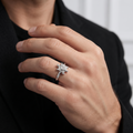 Silvme dainty turtle sterling silver ring for women, comfortable enough for daily wear