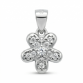 Silvme Pure 925 Sterling Silver Bloom Pendant for Women & Girls