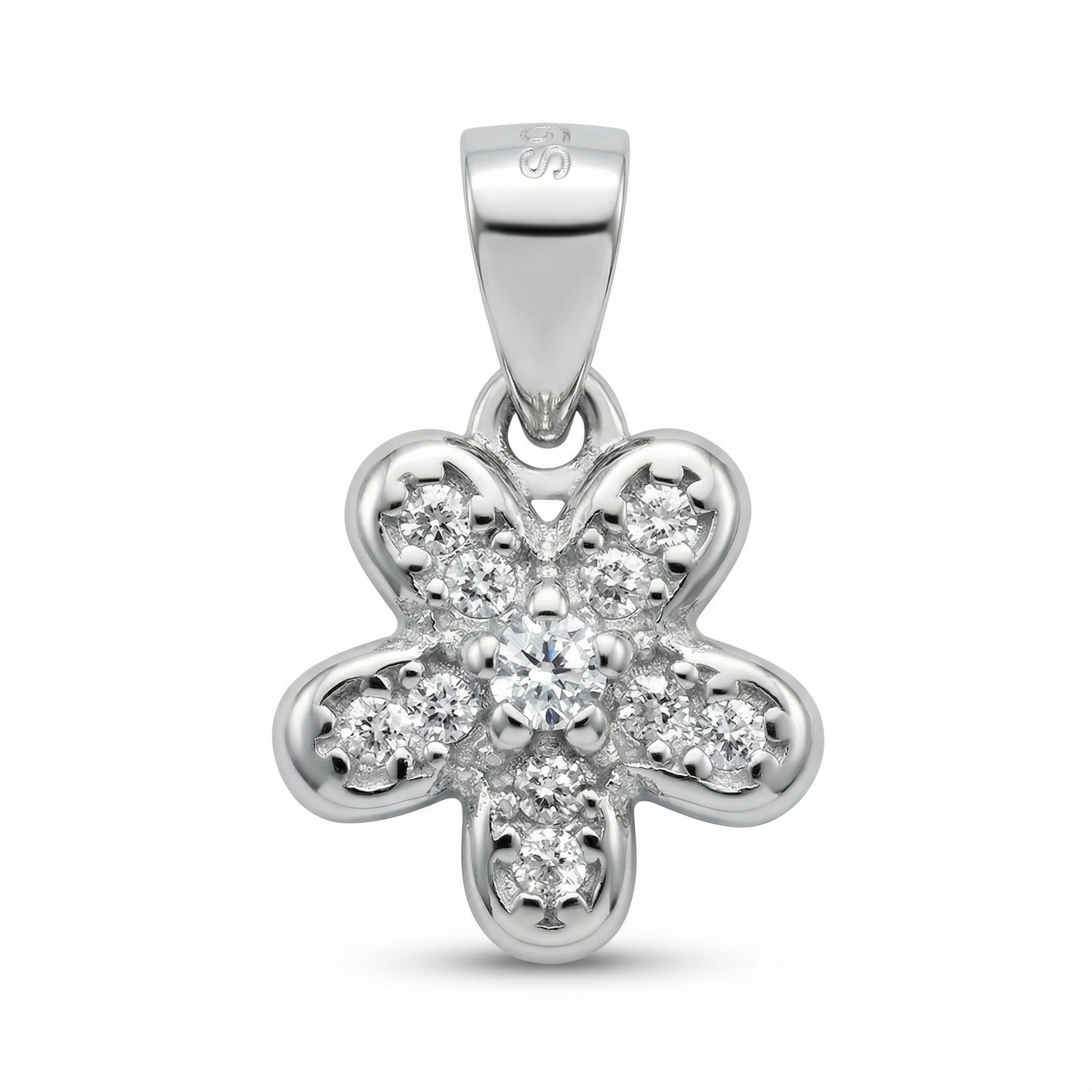 Silvme Bloom Pendant, crafted in 925 sterling silver for women, a gift-worthy silver piece