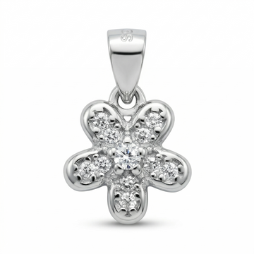 Silvme Bloom Pendant, crafted in 925 sterling silver for women, a gift-worthy silver piece