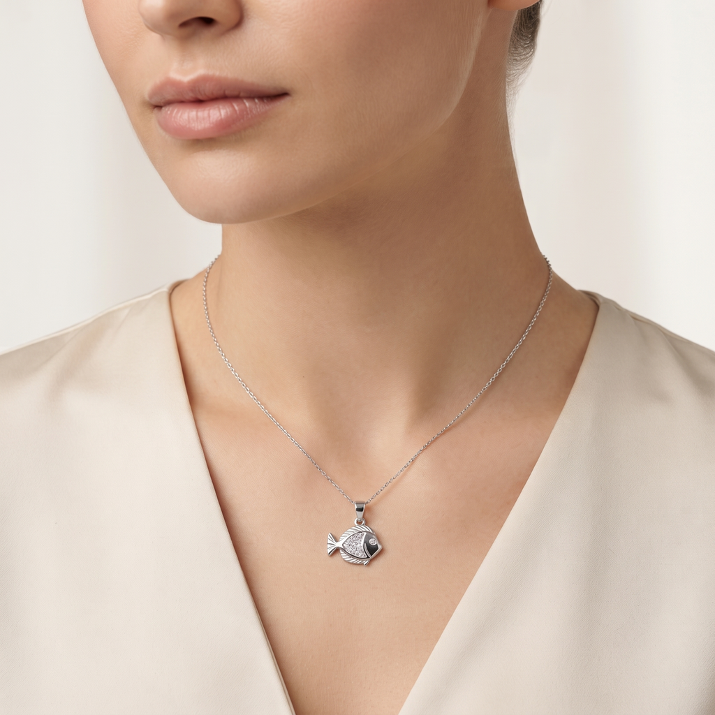 A giftable 925 silver – the Silvme Lotus Pendant Necklace Wellness Spiritual Gift, minimal modern styling