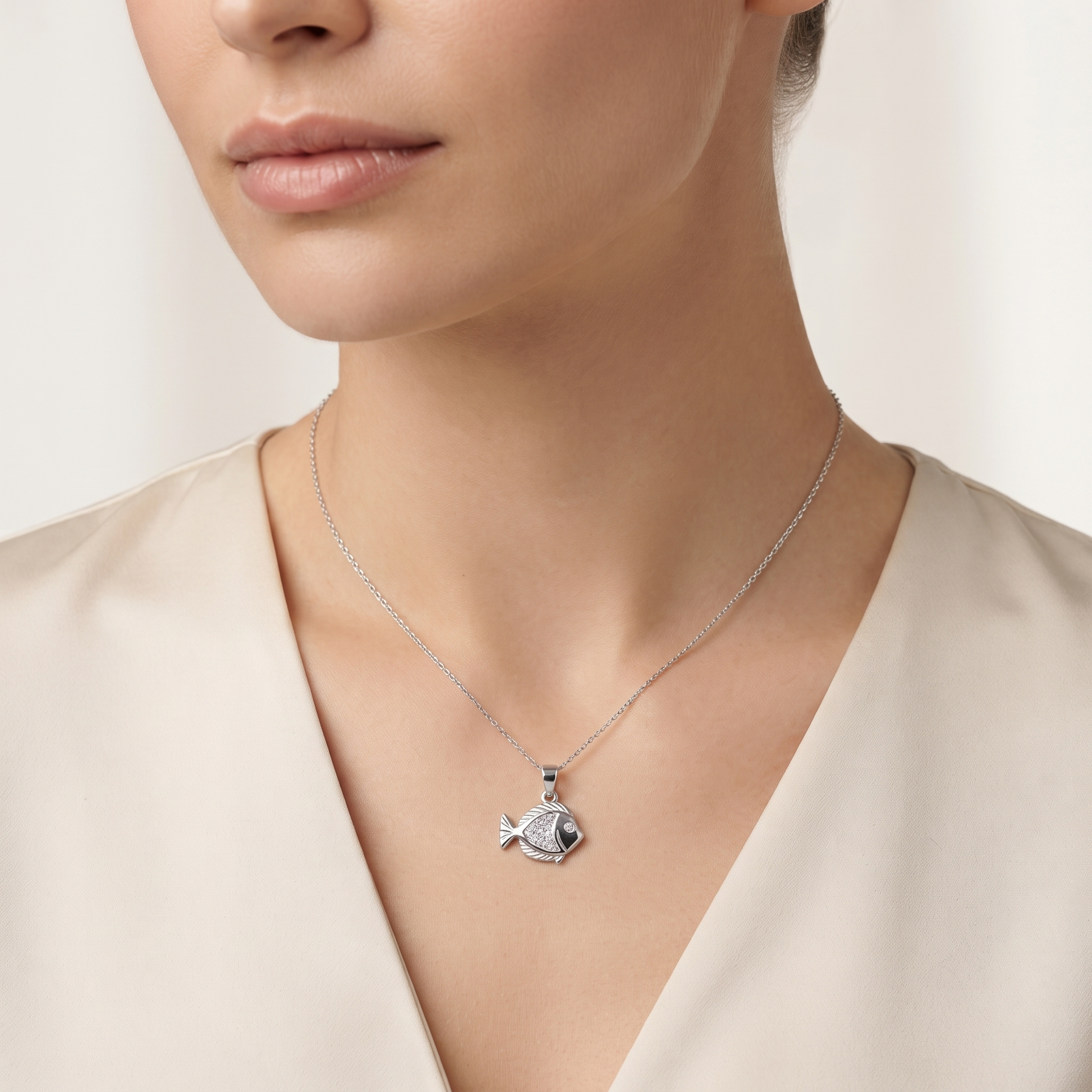 A giftable 925 silver â€“ the Silvme Lotus Pendant Necklace Wellness Spiritual Gift, minimal modern styling