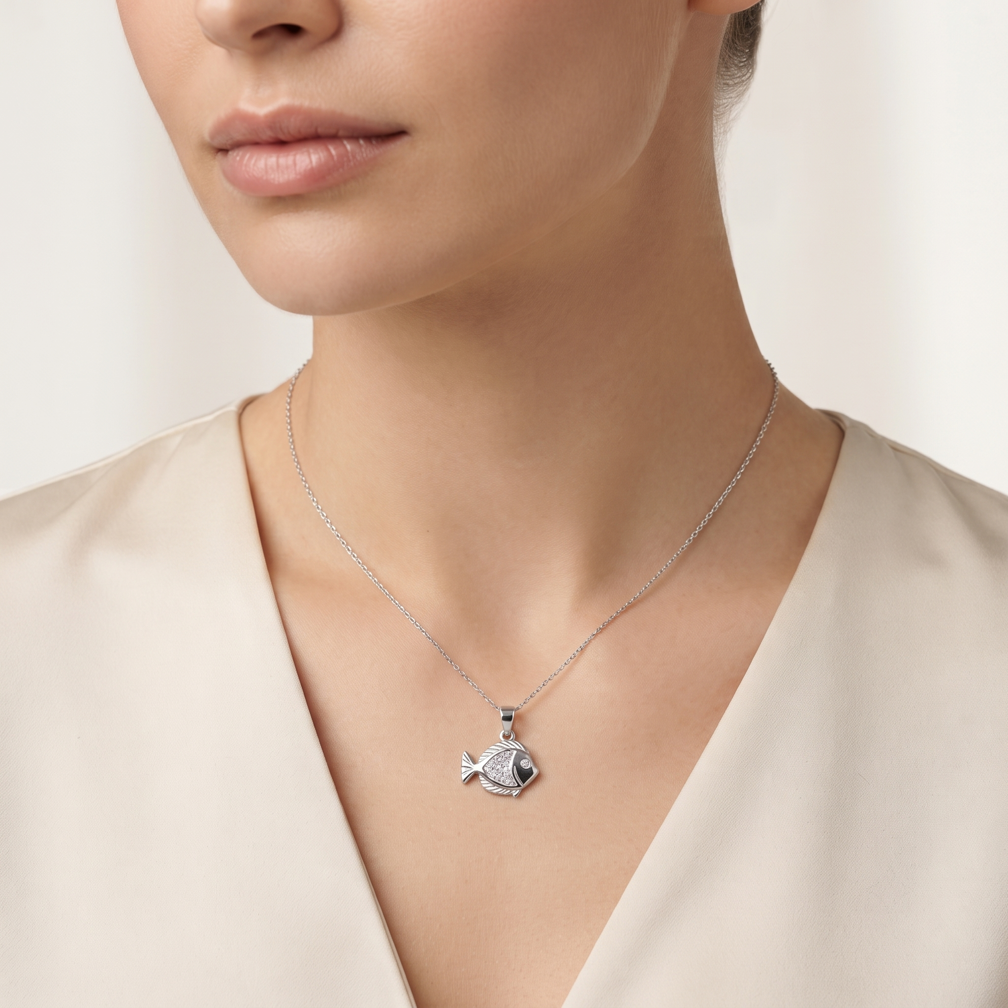 A giftable 925 silver – the Silvme Lotus Pendant Necklace Wellness Spiritual Gift, minimal modern styling