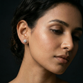 Round Solitaire Stone-Set Stud Earrings, additional product view 5