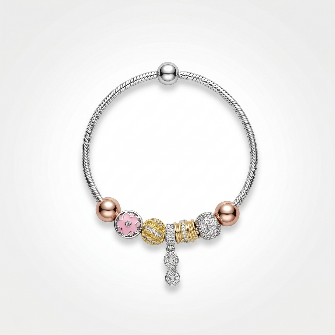 Silvme Tennis CZ Bracelet in 925 sterling silver accented with sparkling cubic zirconia, jewellery for women