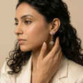 Evil Eye Stone-Set Drop Earrings, additional product view 4