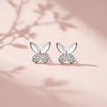 Butterfly Stone-Set Stud Earrings, additional product view 7