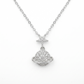 Silvme Planet & Star Pendant Necklace, crafted in 925 sterling silver for women, refined silver accessory