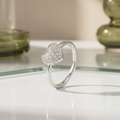 Silvme Christmas Gift 925 sterling silver ring for women — worn on the finger