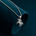 925 sterling silver Unicorn Dreams Pendant by Silvme, made for Diwali festive wear, a graceful gift for her