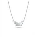 Silvme Teardrop Pendant Necklace in 925 sterling silver, jewellery for women, a gift-worthy silver piece