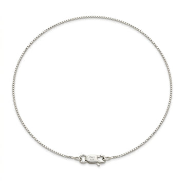 Silvme 925 Sterling Silver Box Chain, 24 Inch, Approx. 2.6 g, for Women and Men