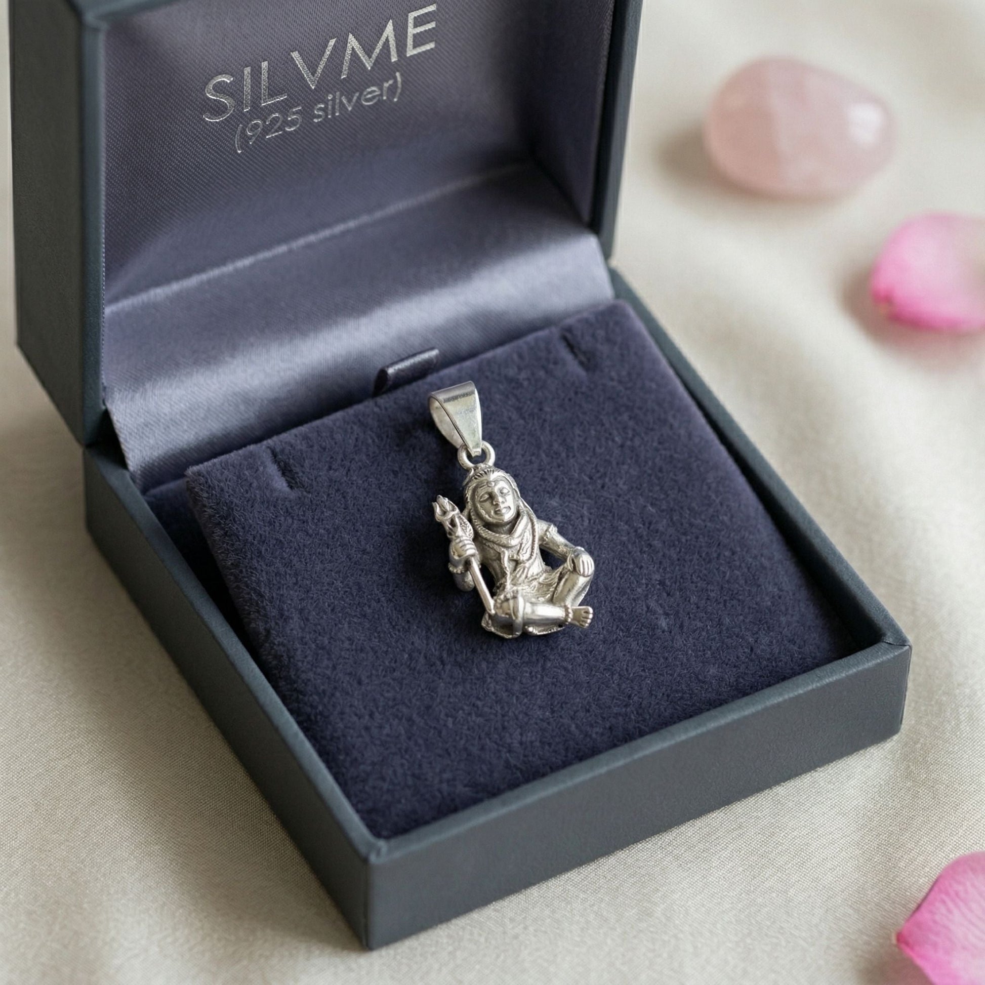 925 silver Divine Deity Pendant by Silvme, made for party wear, timeless everyday elegance