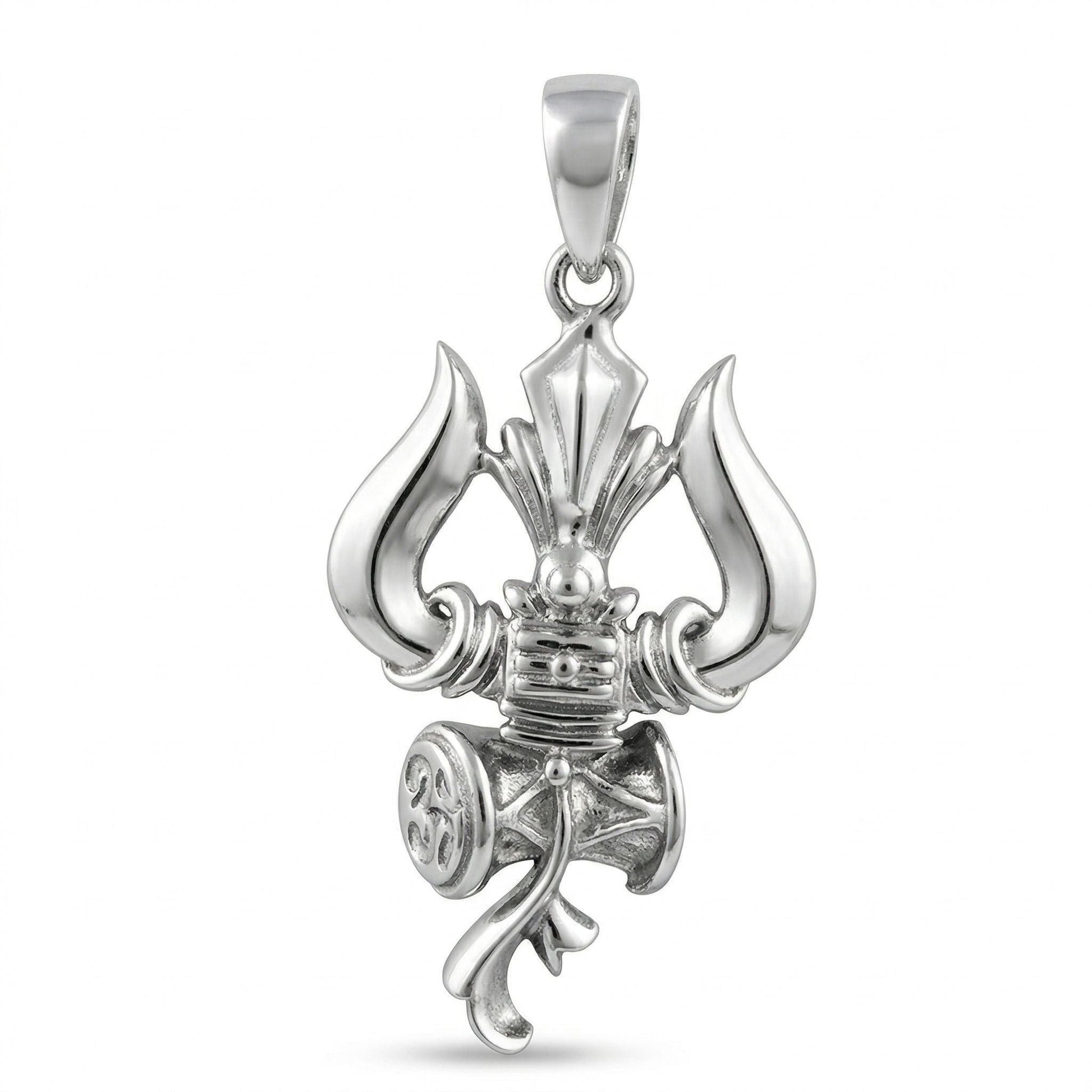 925 sterling silver Trishul Pendant by Silvme, an elegant accessory for her, a gift-worthy silver piece
