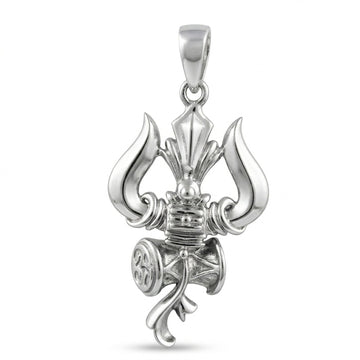 925 sterling silver Trishul Pendant by Silvme, an elegant accessory for her, a gift-worthy silver piece